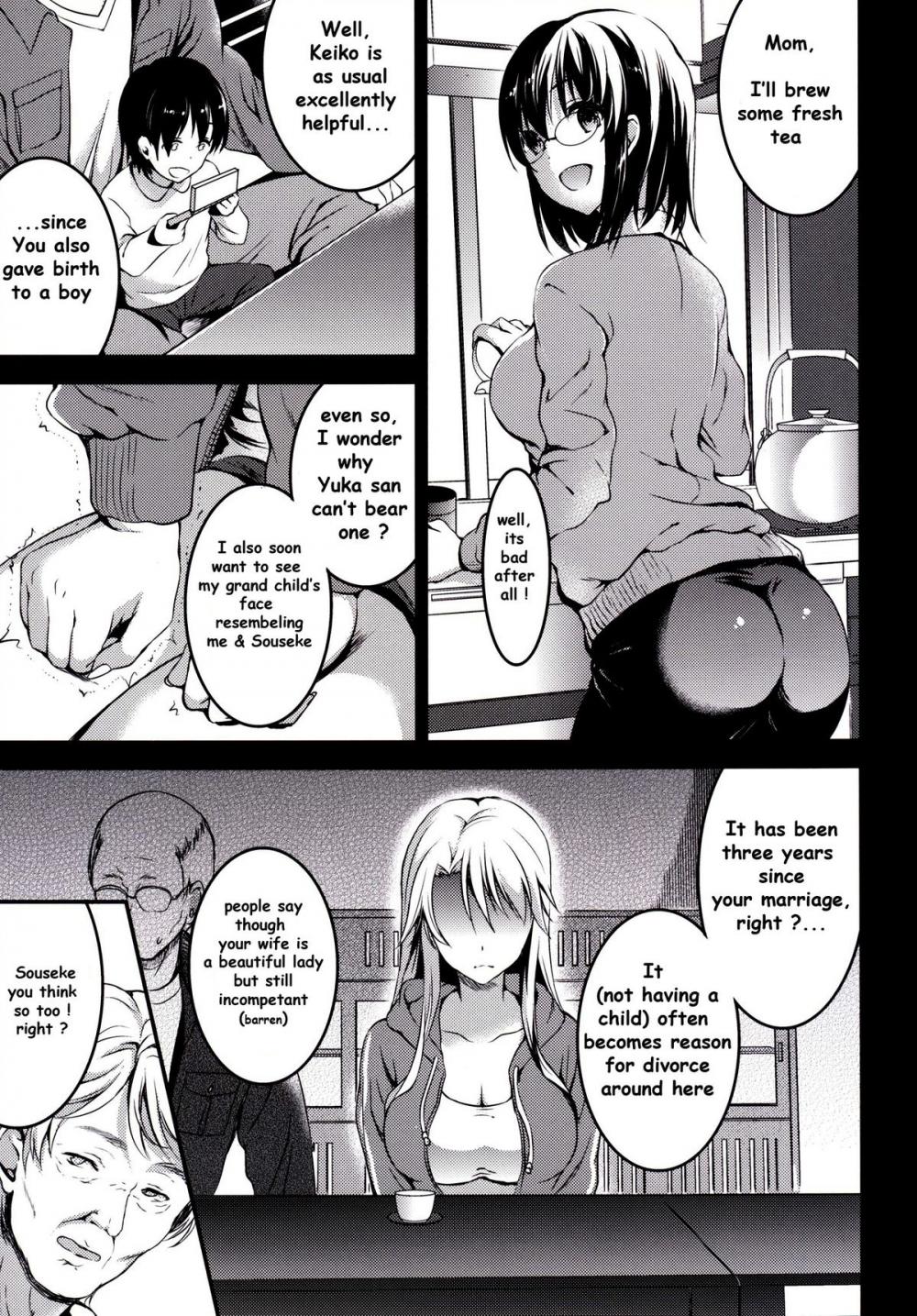 Hentai Manga Comic-Mukashi ecchi 5 koushoku zuma - tane morai rankou hen-Read-7